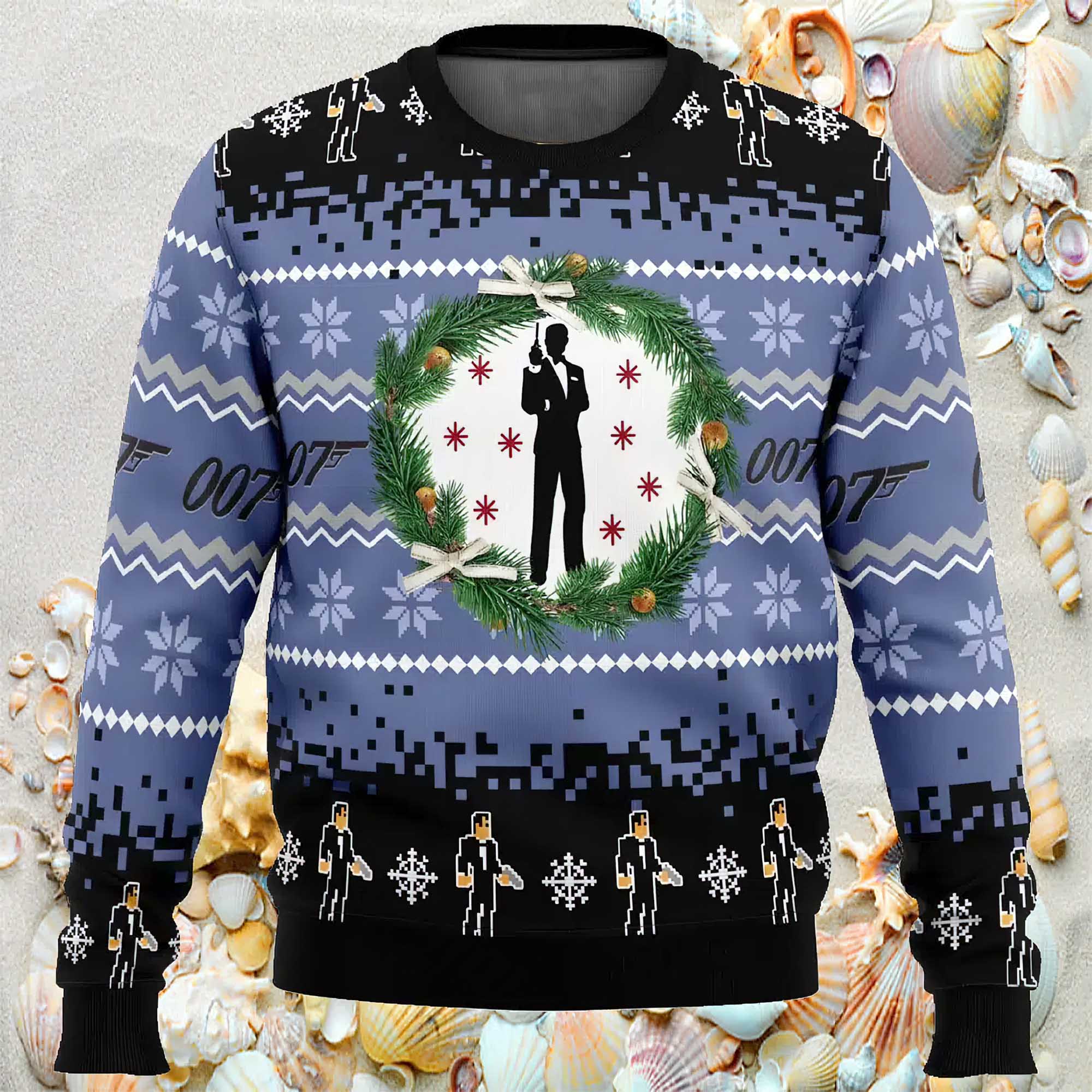 007 James Bond Ugly Christmas Sweater