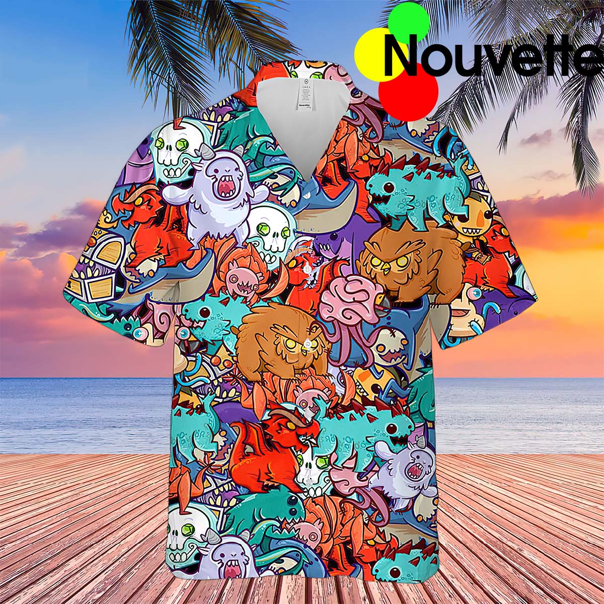 Dnd Cartoon Hawaiian Shirt Dnd Cartoon Hawaiian Shirt