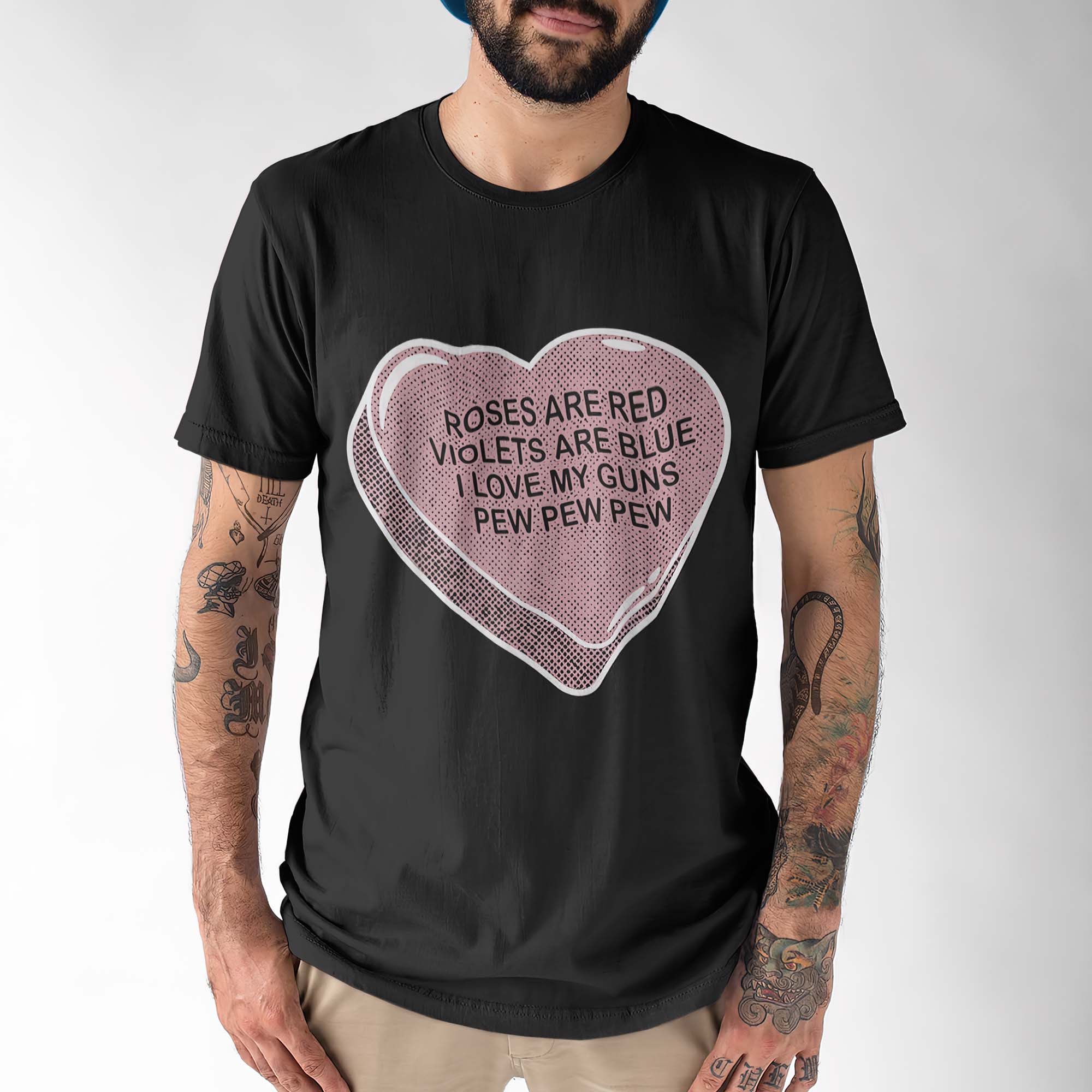 Roses Are Red Violets Are Blue I Love My Guns Pew Pew Pew Shirt Roses Are Red Violets Are Blue I Love My Guns Pew Pew Pew Shirt
