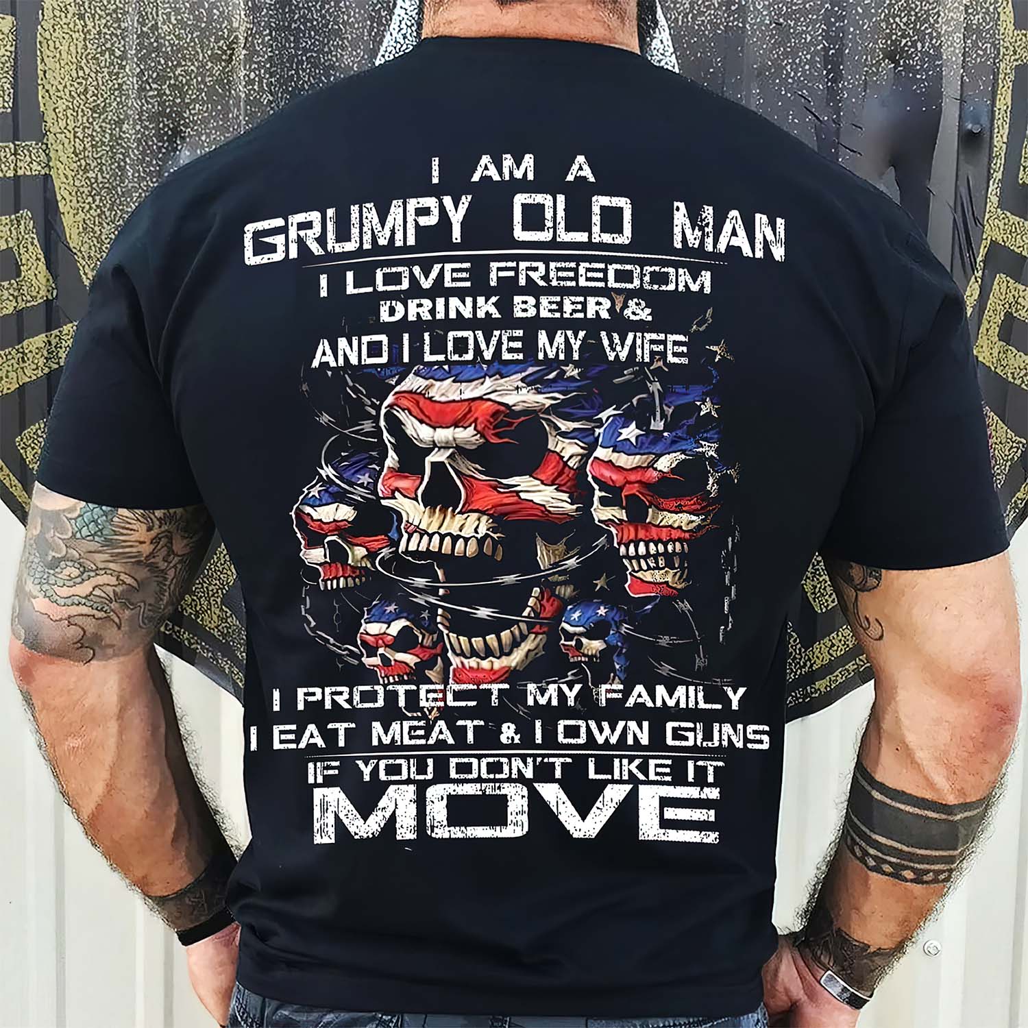 I Am A Grumpy Old Man I Love Freedom Drink Beer And I Love My Wife Shirt I Am A Grumpy Old Man I Love Freedom Drink Beer And I Love My Wife Shirt