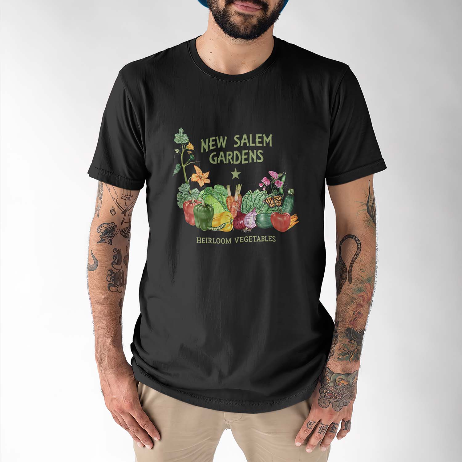 New Salem Gardens Heirloom Vegetables Shirt New Salem Gardens Heirloom Vegetables Shirt