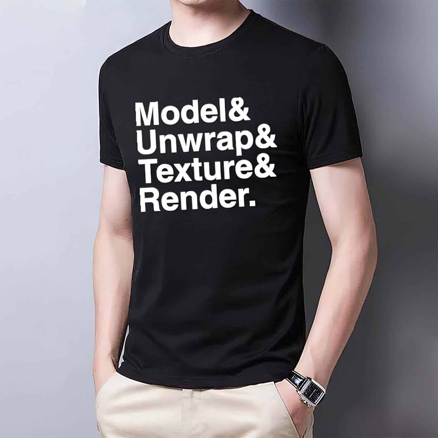 Model Unwrap Texture Render Shirt Model Unwrap Texture Render Shirt