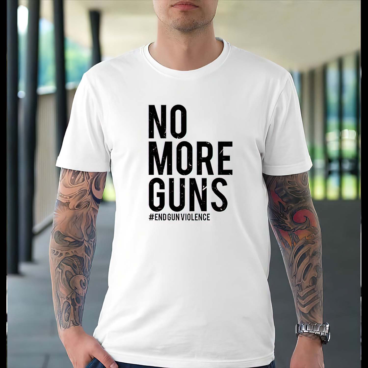 No More Guns End Gun Violence Shirt