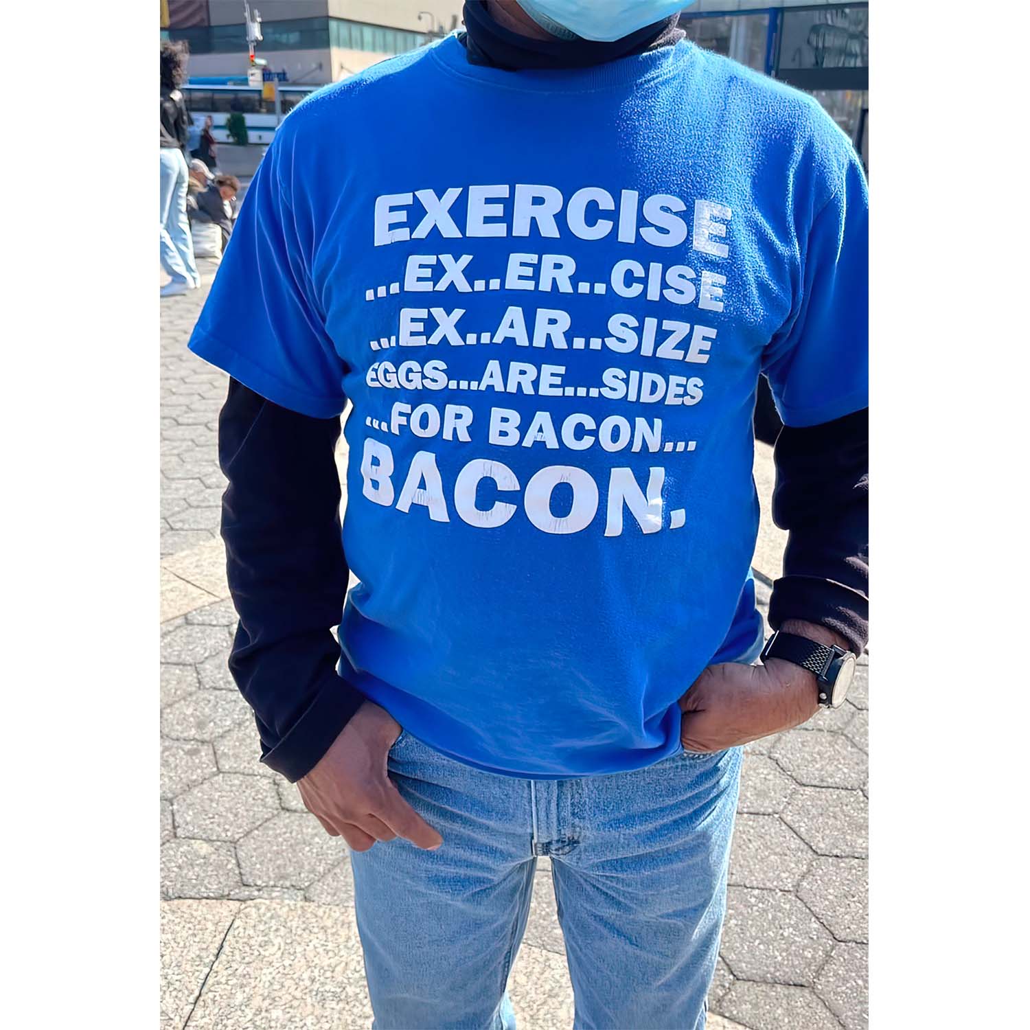 Exercise Exercise Eggs Are Sides For Bacon Shirt Exercise Exercise Eggs Are Sides For Bacon Shirt