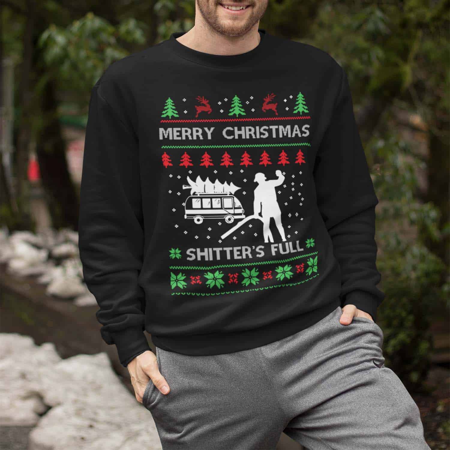 Merry Christmas Shitter’S Full Sweatshirt Merry Christmas Shitter’S Full Sweatshirt