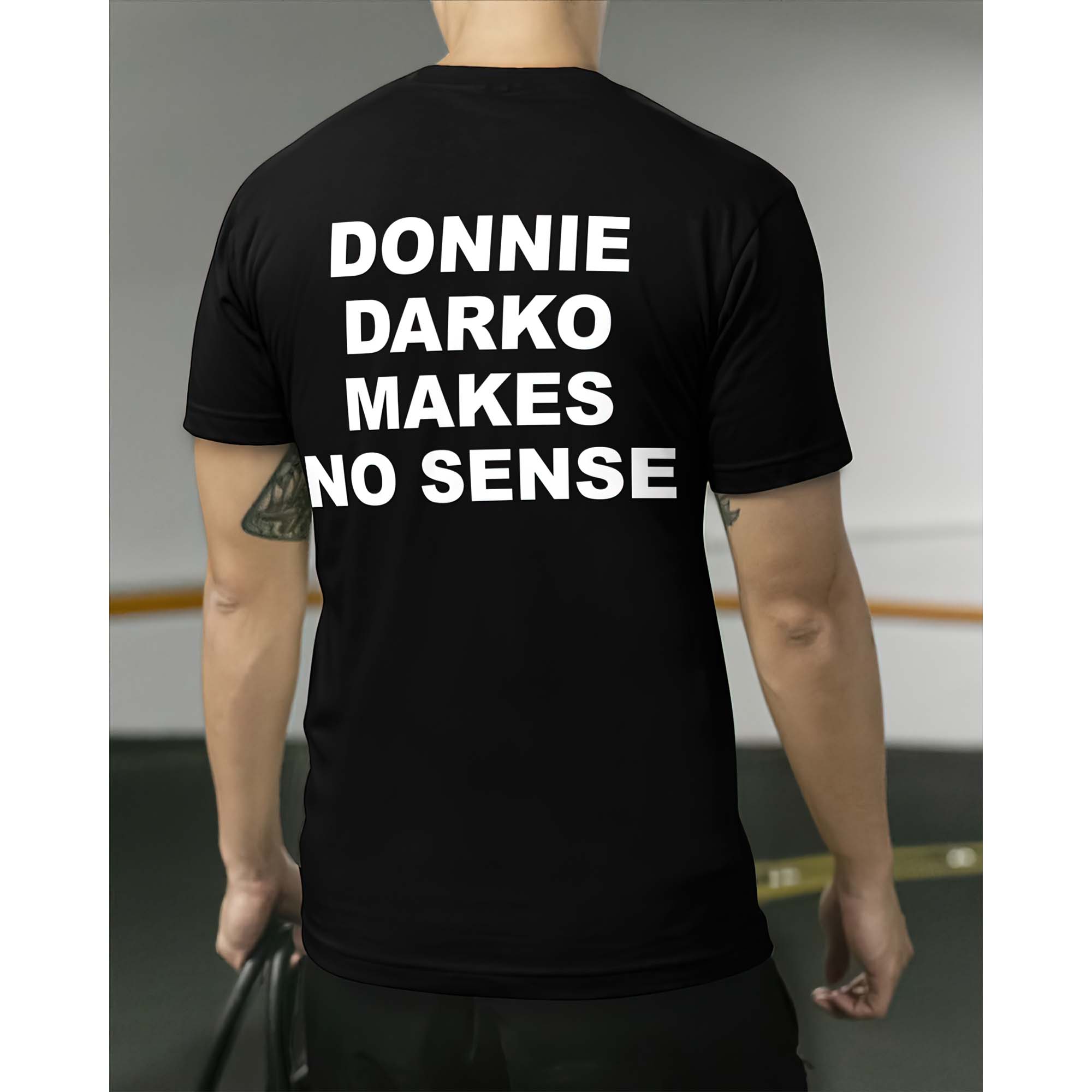 Donnie Darko Makes No Sense Back Aop Shirt Donnie Darko Makes No Sense Back Aop Shirt