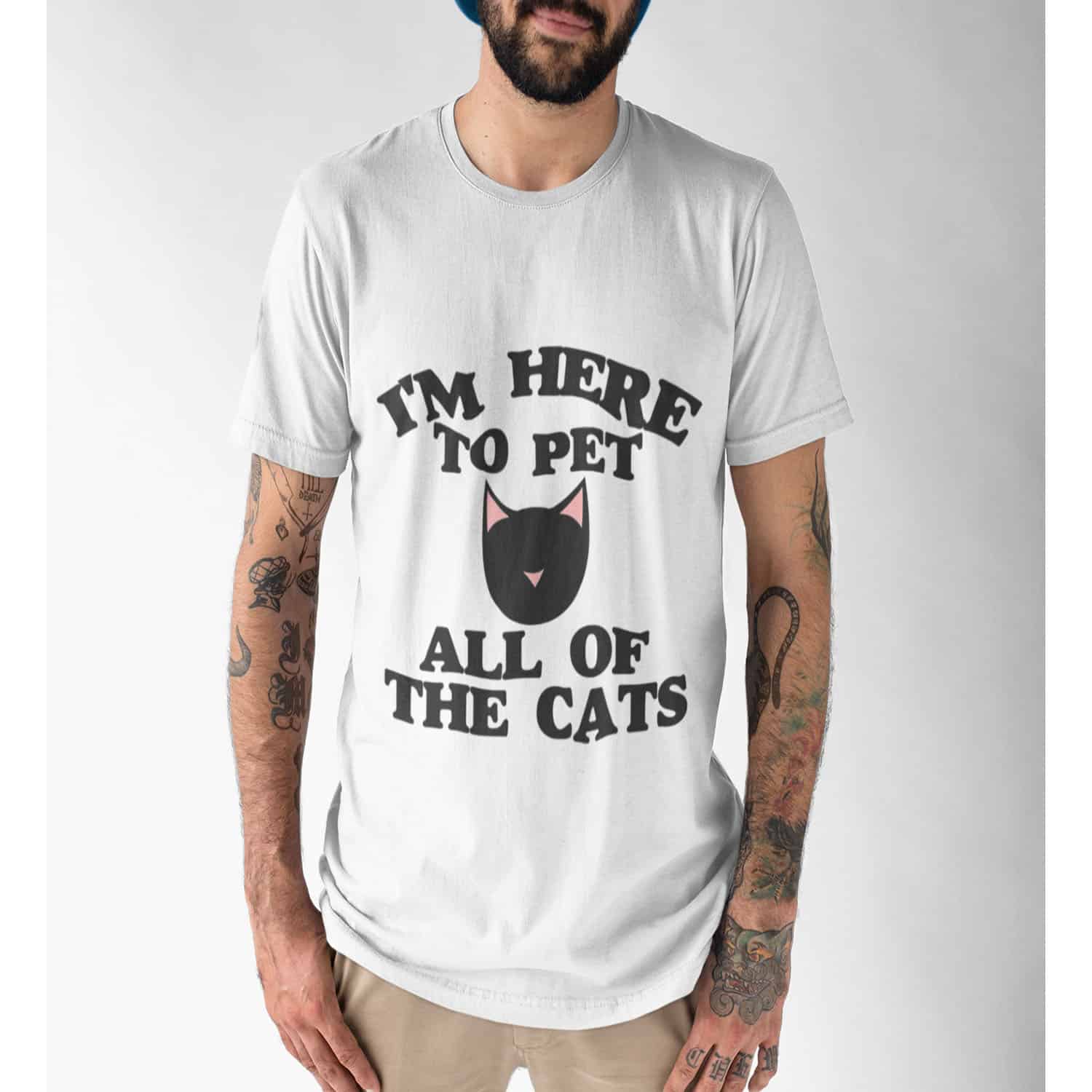 I’M Here To Pet All Of The Cats Shirt I’M Here To Pet All Of The Cats Shirt