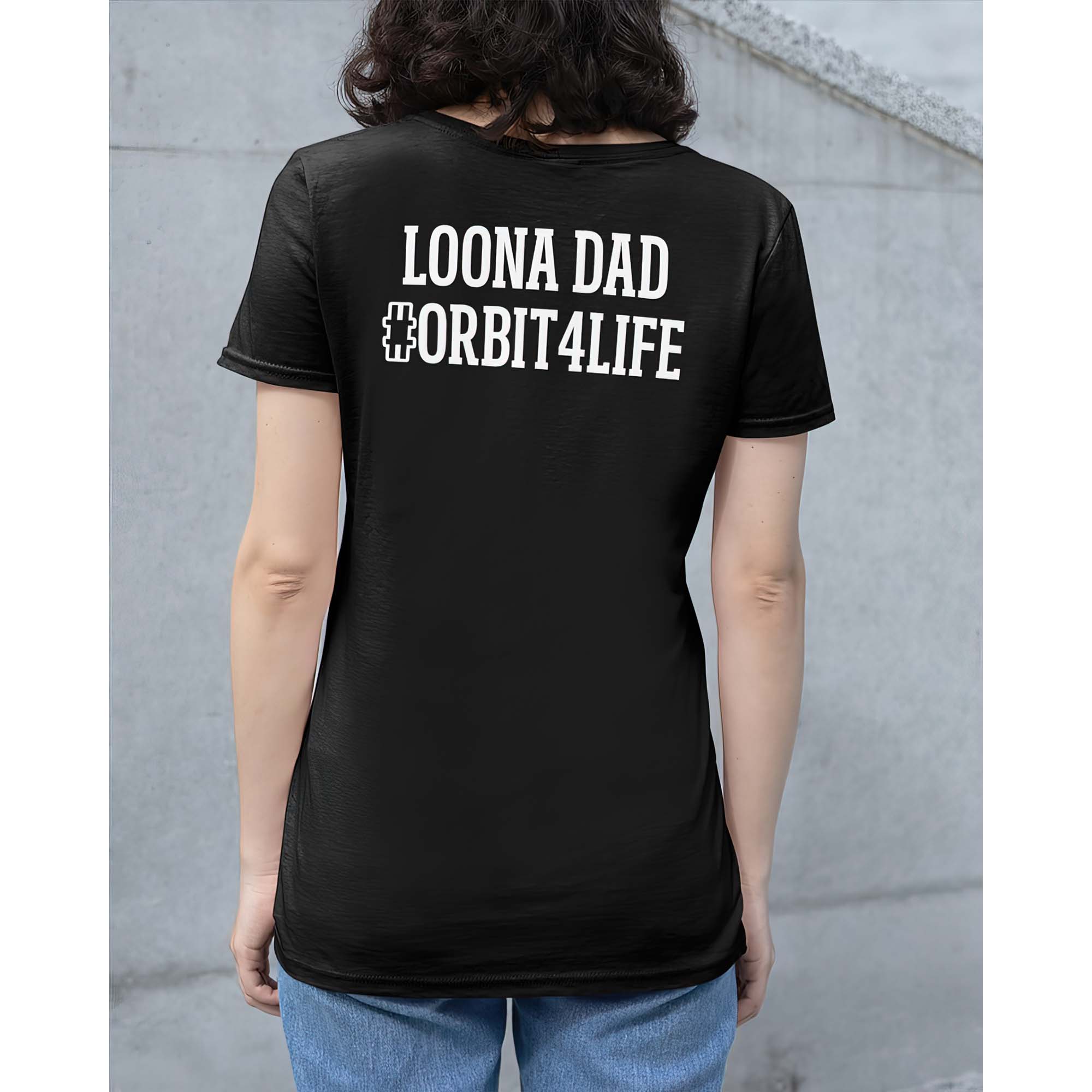 Loona Dad Orbit4Life Back Aop Shirt Loona Dad Orbit4Life Back Aop Shirt