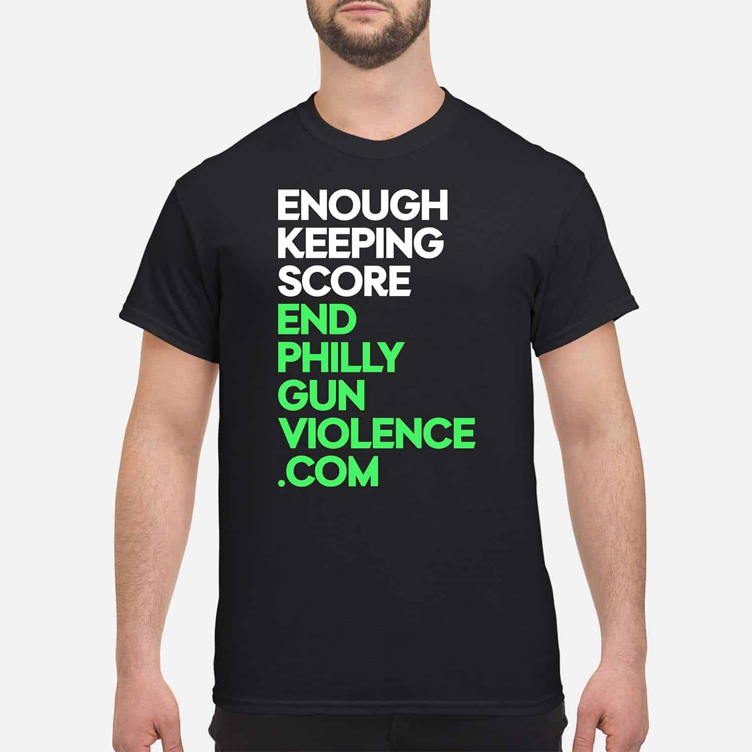 Enough Keeping Score End Philly Gun Violence Shirt