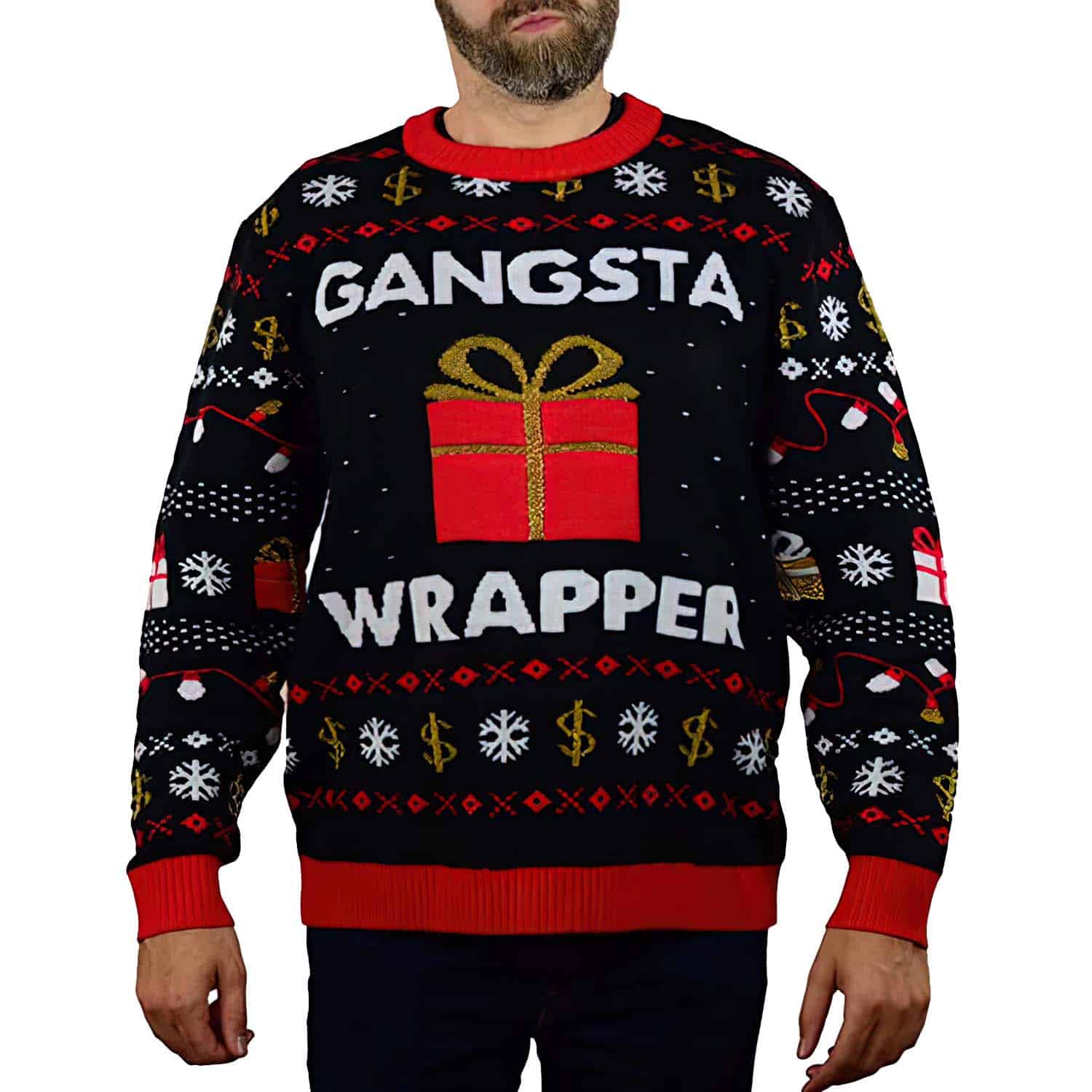 Gangsta Wrapper Christmas Sweater Gangsta Wrapper Christmas Sweater