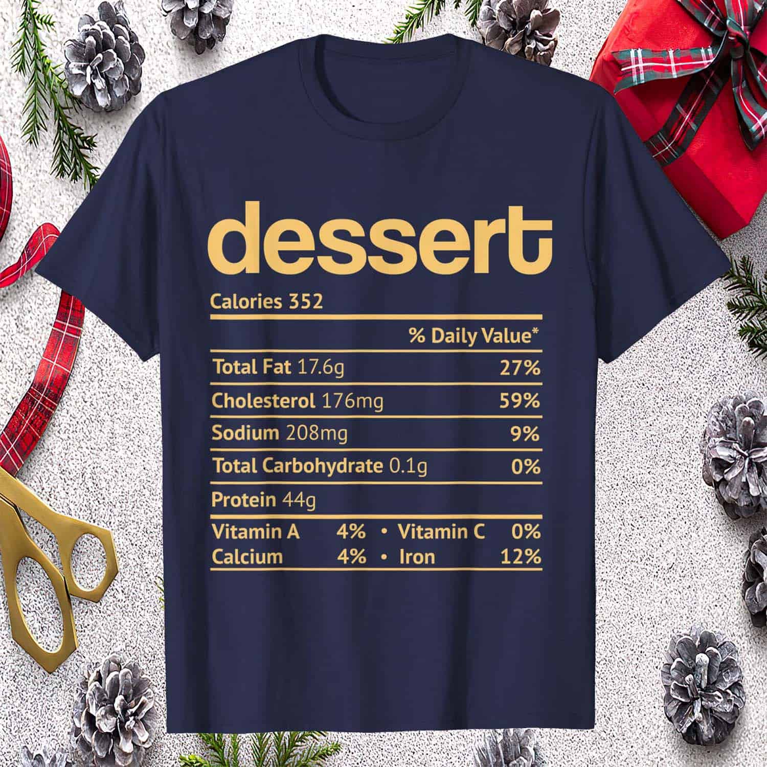 Dessert Nutrition Shirt Dessert Nutrition Shirt