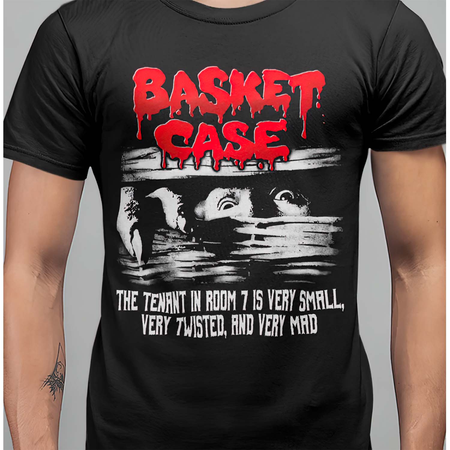Basket Case The Tenant In Room 7 Is Very Small Very Twisted And Very Mad Shirt Basket Case The Tenant In Room 7 Is Very Small Very Twisted And Very Mad Shirt