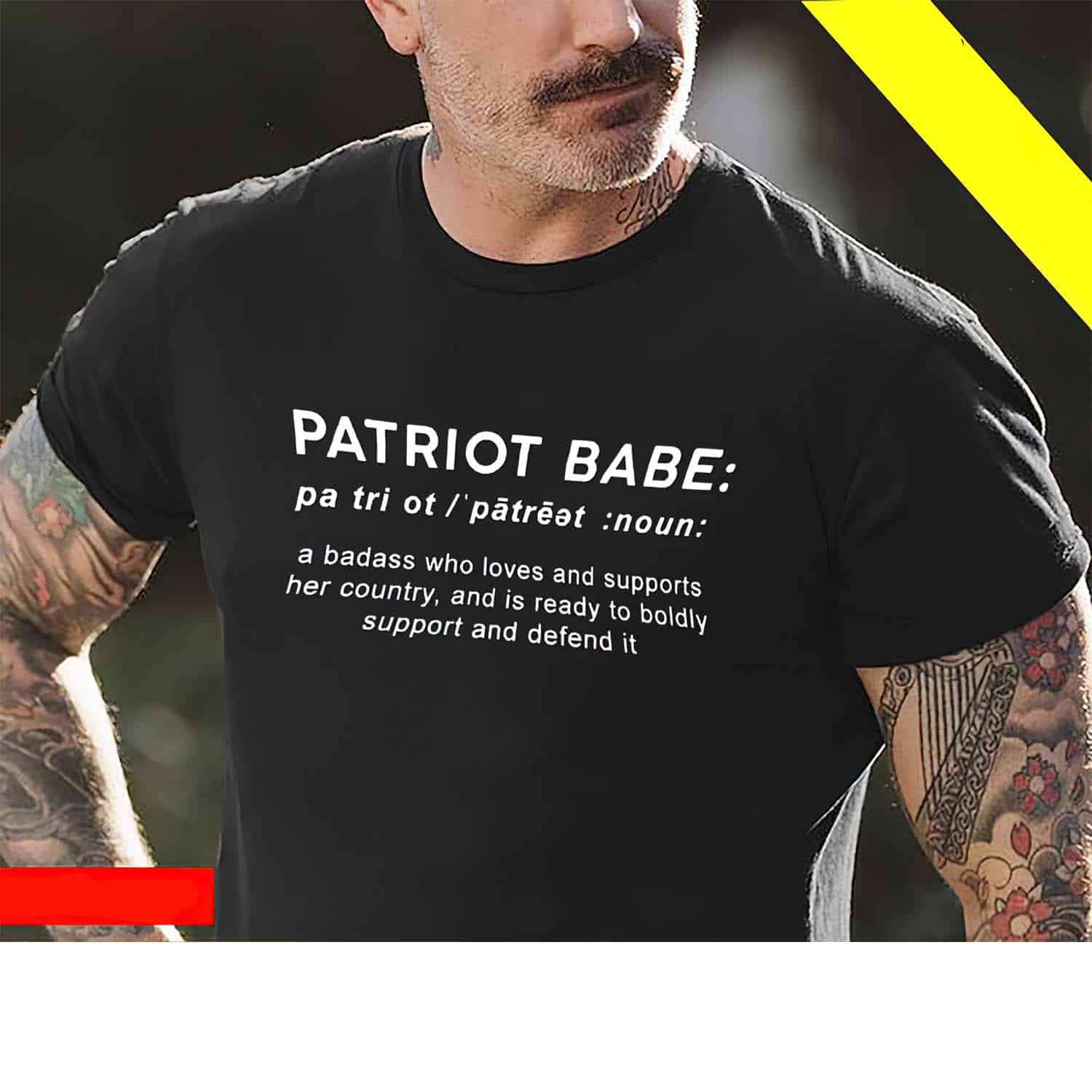 Patriot Babe A Badass Who Loves And Supports Her Country Shirt Patriot Babe A Badass Who Loves And Supports Her Country Shirt