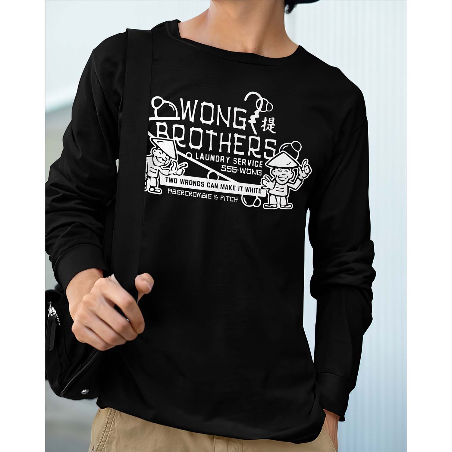 Two Wongs Make It White Long Sleeve