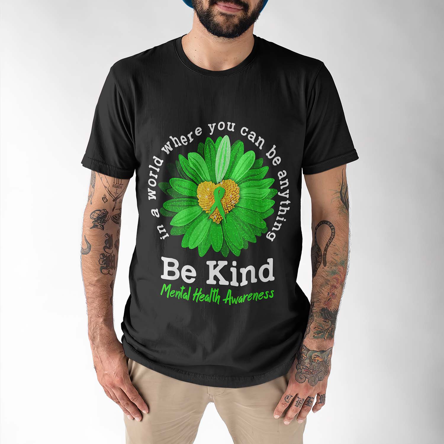 In A World Where You Can Be Anything Be Kind Mental Health Awareness Shirt