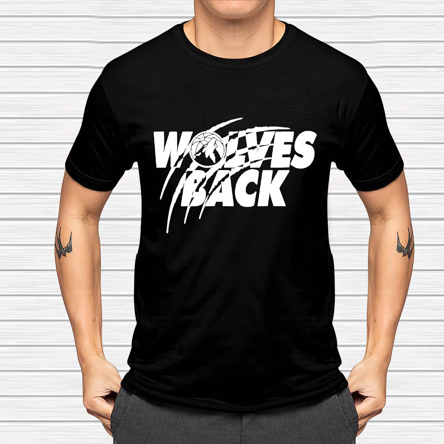 Wolves Back Playoff Shirt Wolves Back Playoff Shirt
