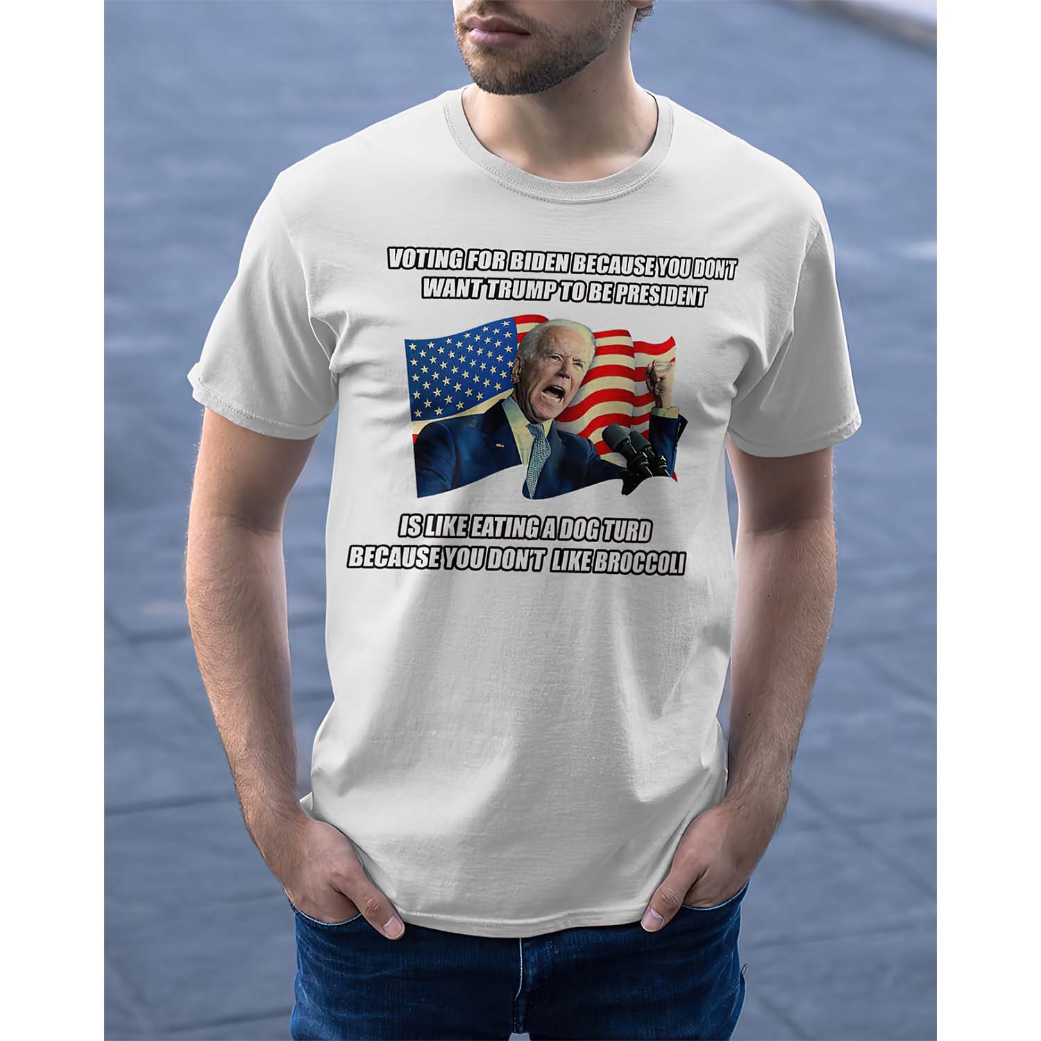 Voting For Biden Because You Don’T Want Trump To Be President Shirt Voting For Biden Because You Don’T Want Trump To Be President Shirt
