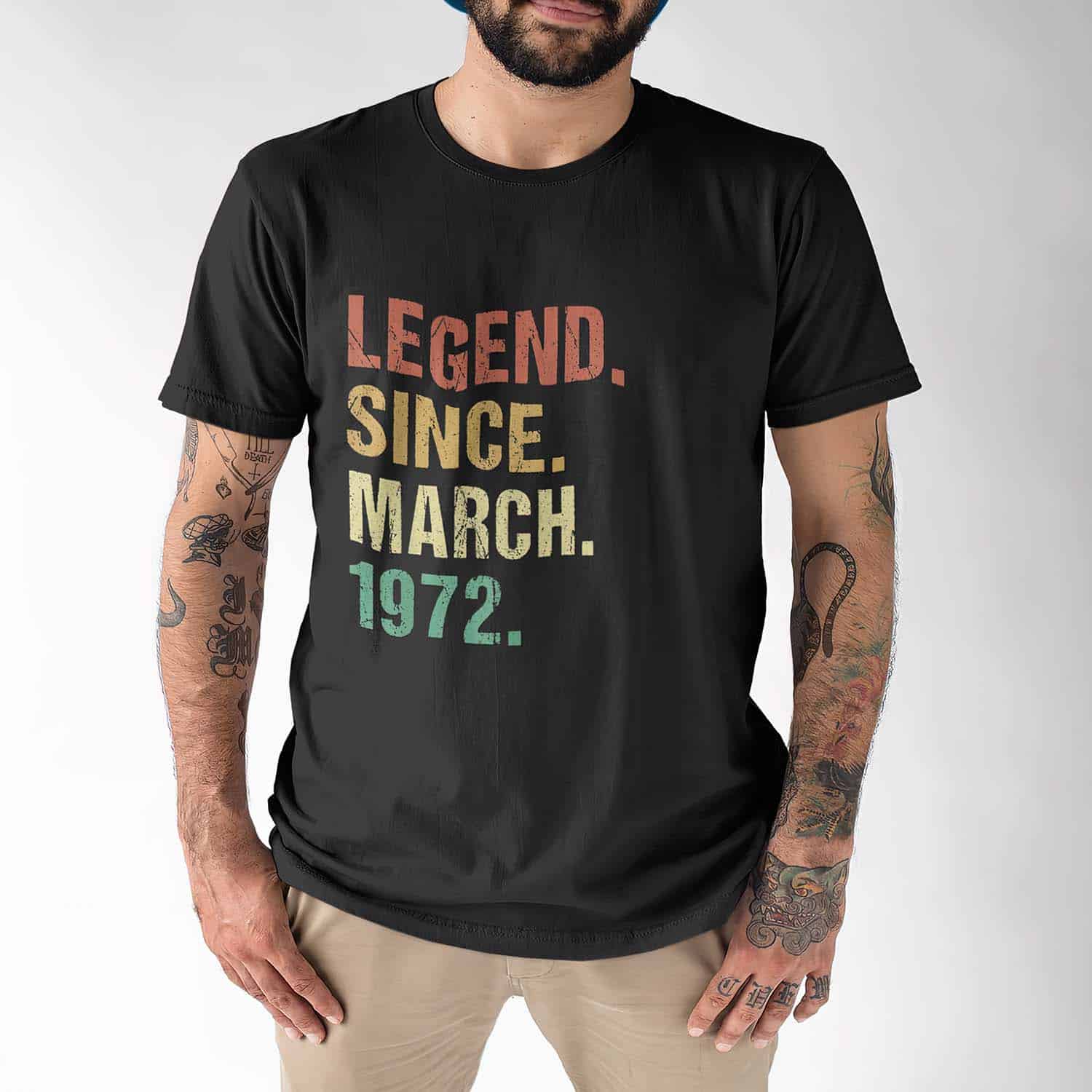 Legend Since March 1972 Shirt Legend Since March 1972 Shirt