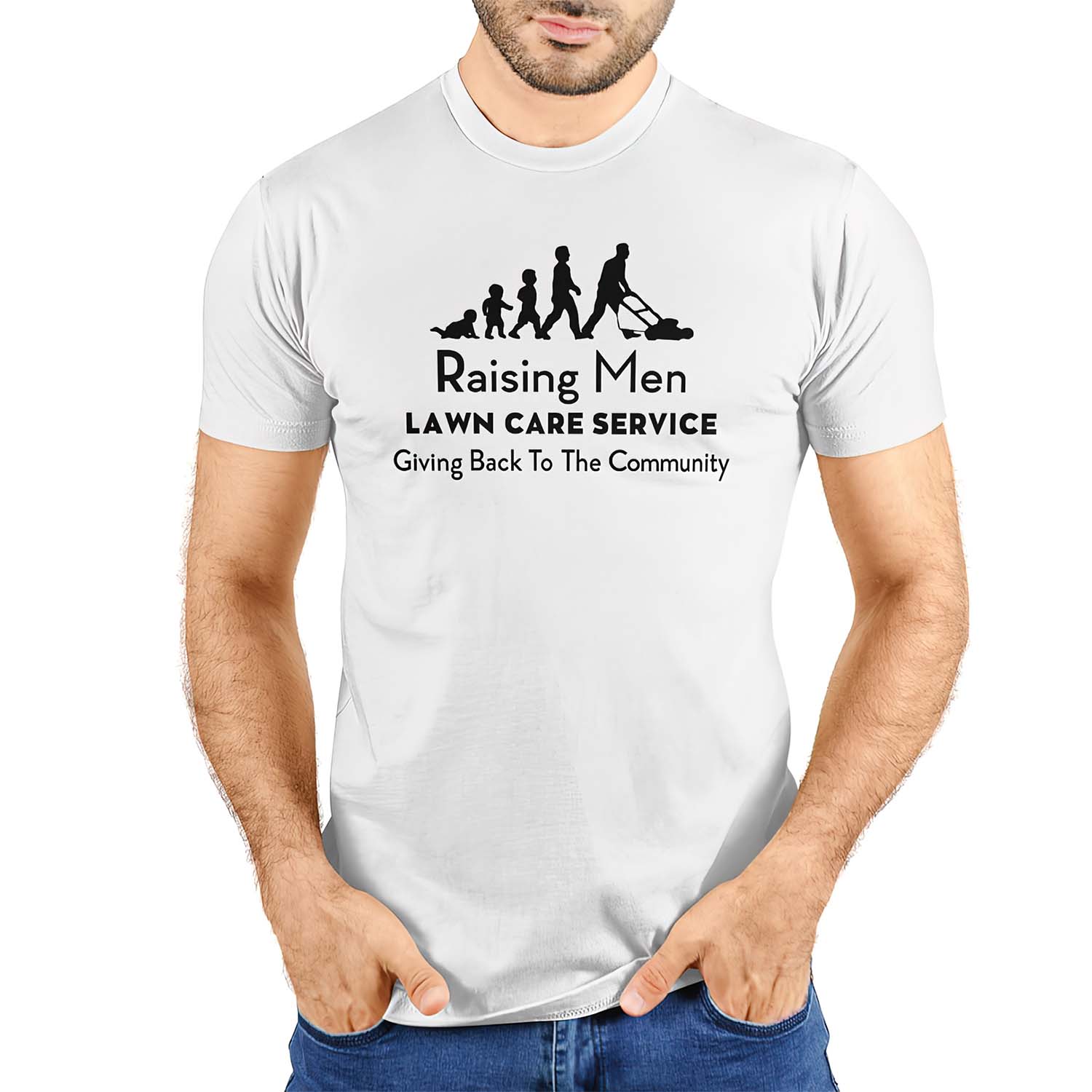 Raising Men Lawn Care Service Shirt Raising Men Lawn Care Service Shirt