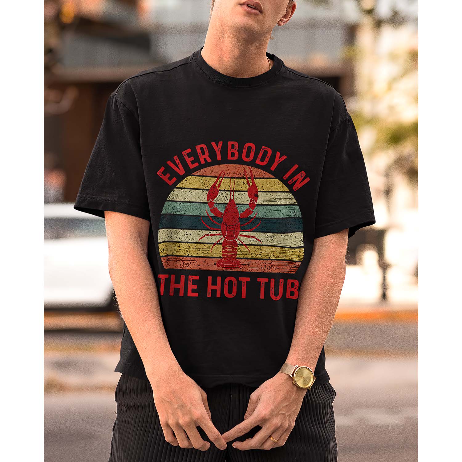 Everybody In The Hot Tub Crawfish Shirt Everybody In The Hot Tub Crawfish Shirt