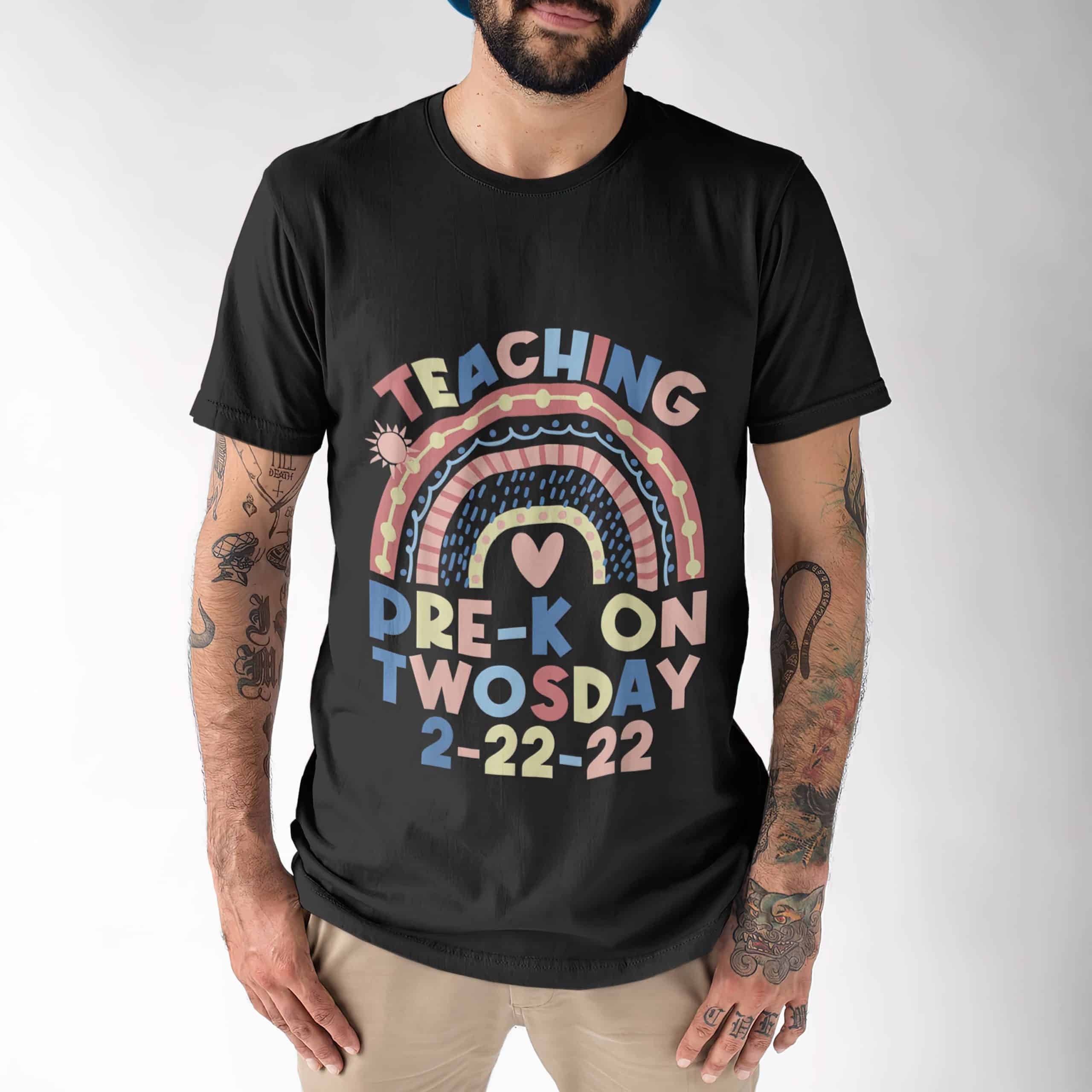 Teaching Pre-K On Twosday 2-22-2022 Shirt