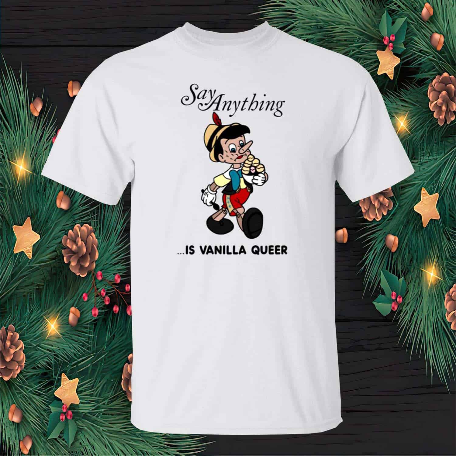 Say Anything Is Vanilla Queer Shirt Say Anything Is Vanilla Queer Shirt