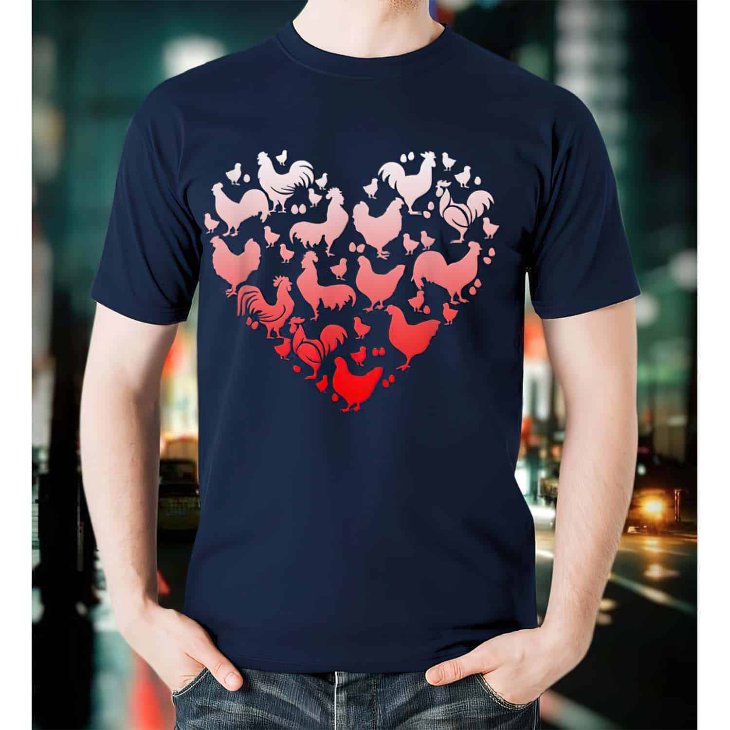Chicken Heart Valentine Day Shirt Chicken Heart Valentine Day Shirt