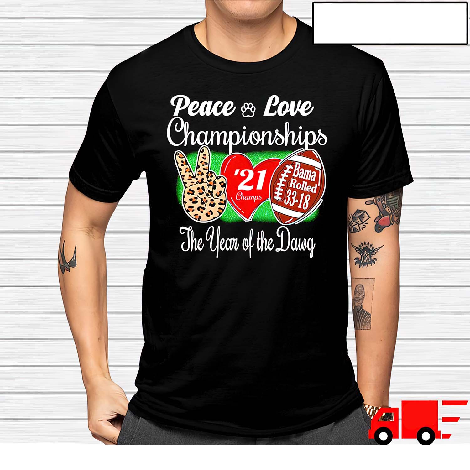 Peace Love Championships The Years Of The Dawg Shirt Peace Love Championships The Years Of The Dawg Shirt