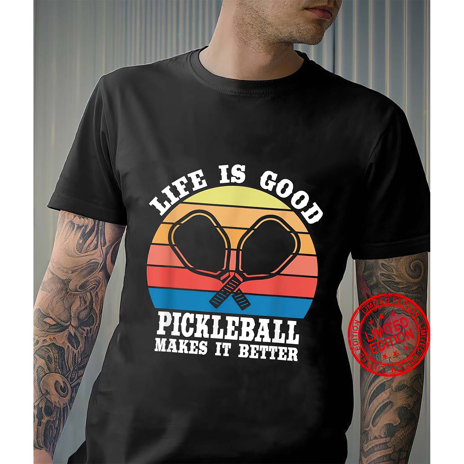 Life Is Good Pickleball Makes It Better T-Shirt Life Is Good Pickleball Makes It Better T-Shirt