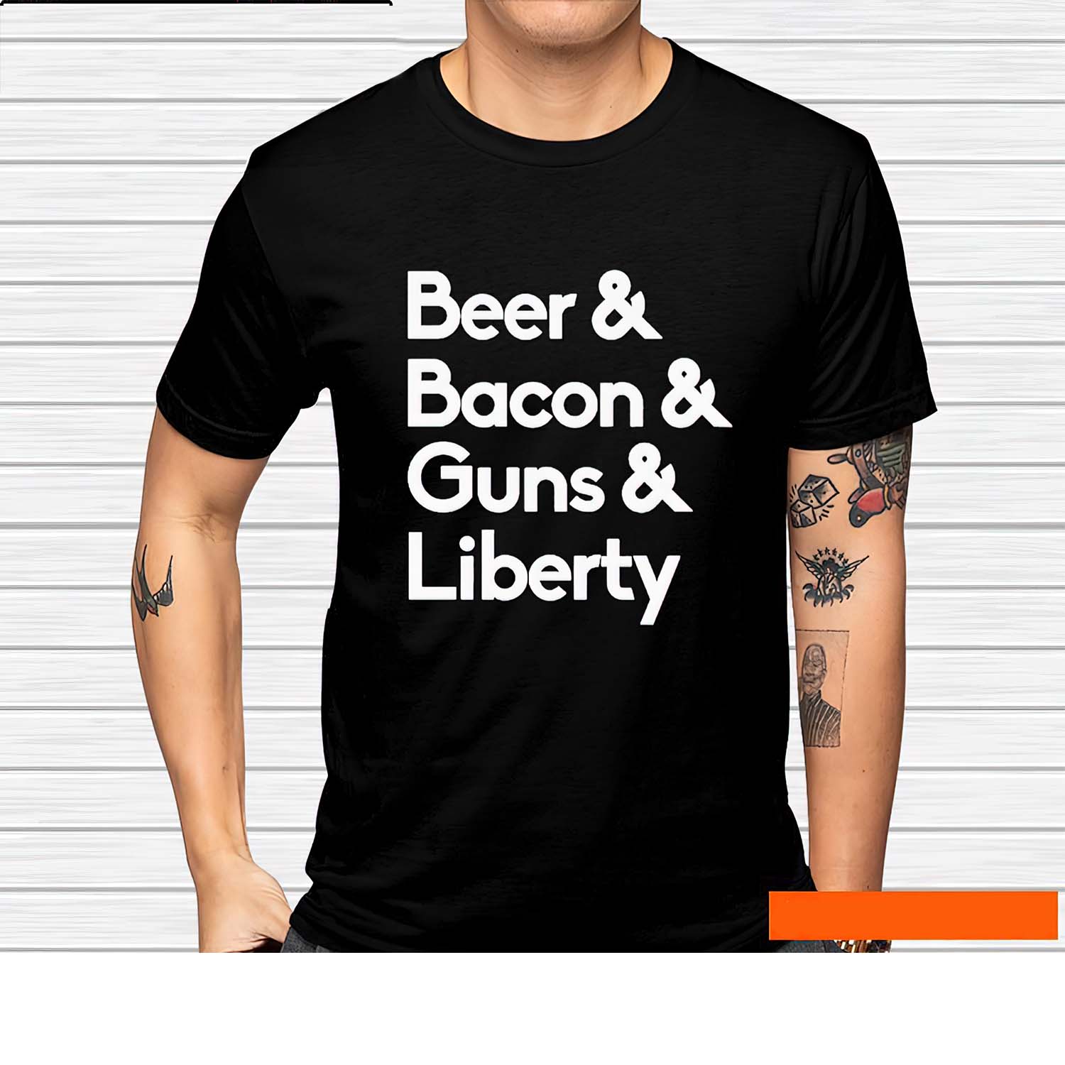Beer Bacon Guns And Liberty Shirt Beer Bacon Guns And Liberty Shirt