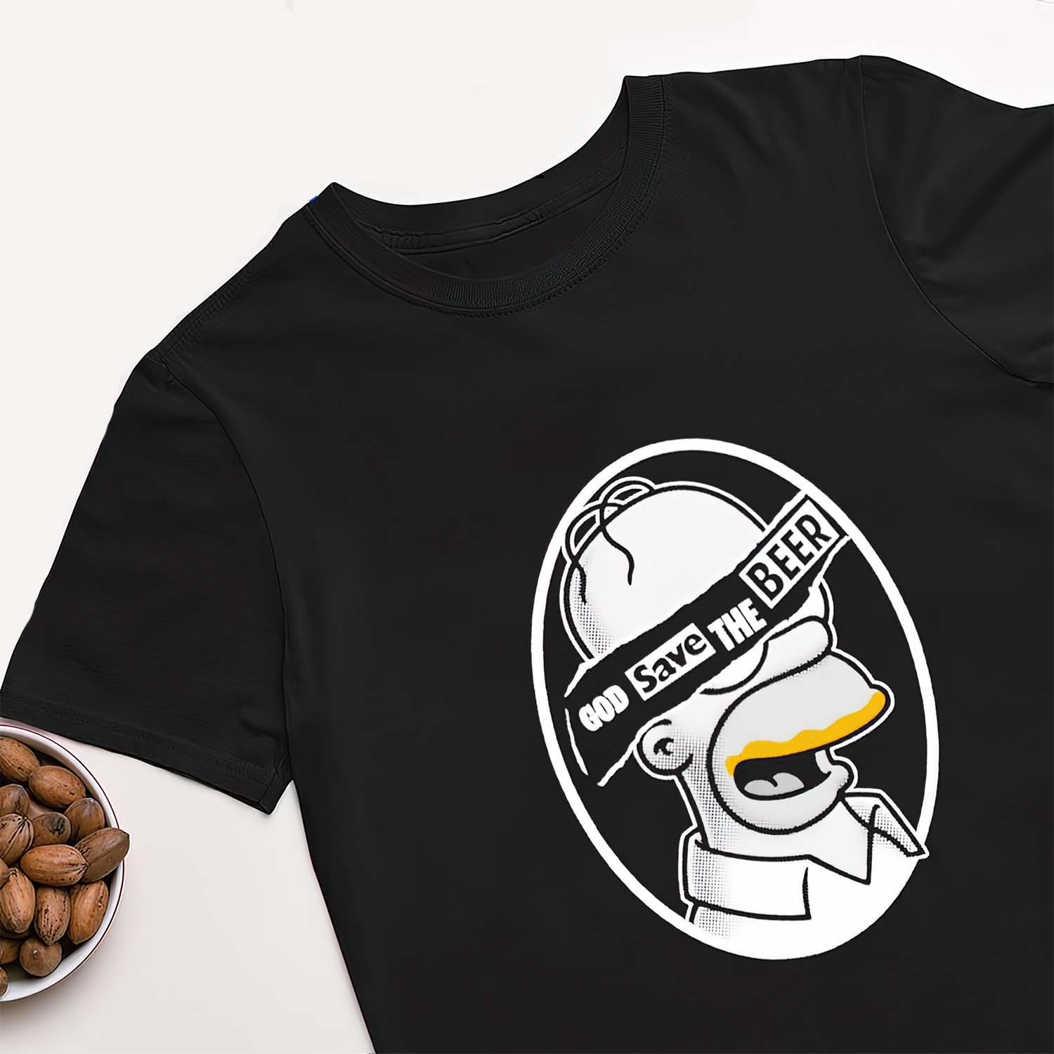 Homer Simpson God Save The Beer Shirt Homer Simpson God Save The Beer Shirt