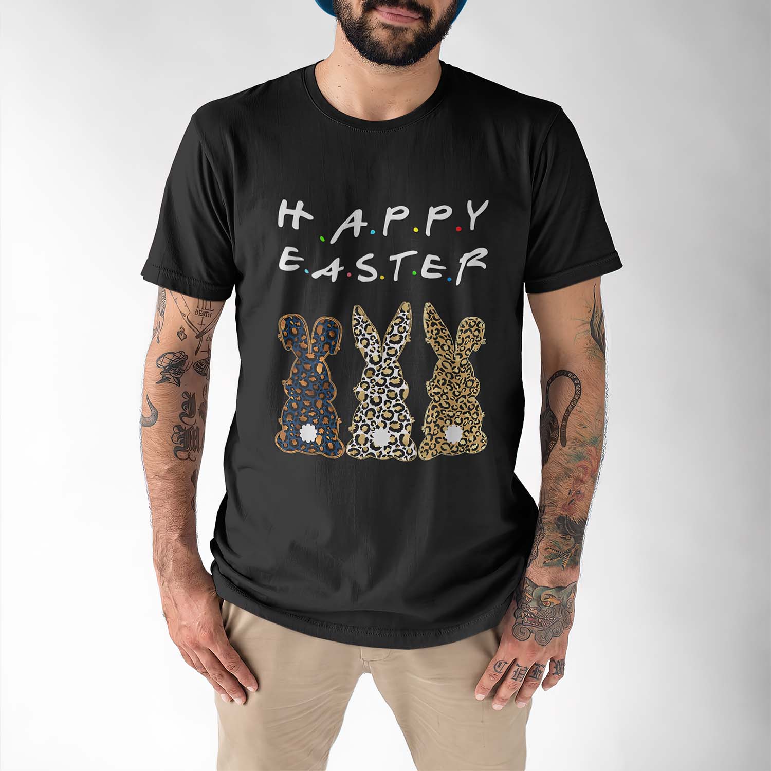 Happy Easter Rabbit Leopard Shirt Happy Easter Rabbit Leopard Shirt