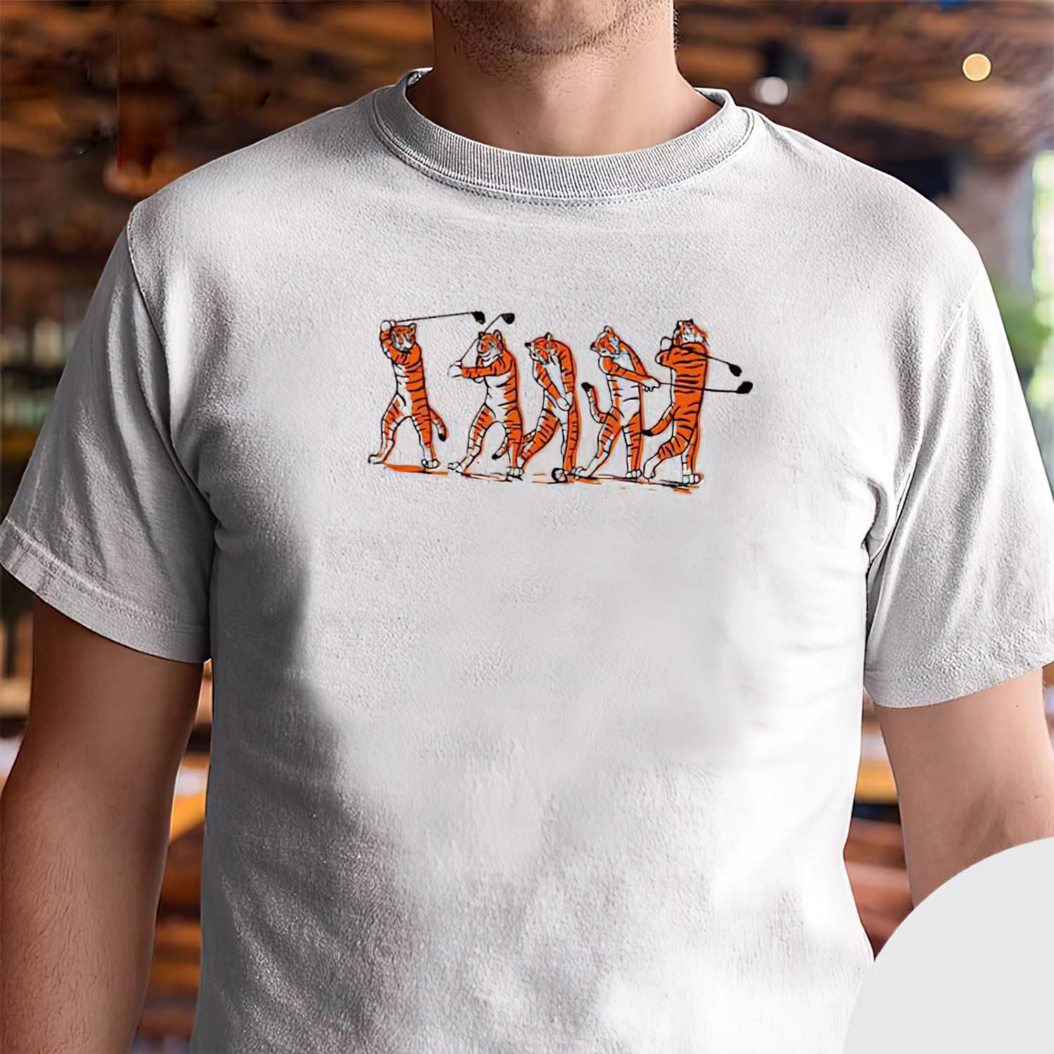 Golf Tiger Swing Shirt Golf Tiger Swing Shirt