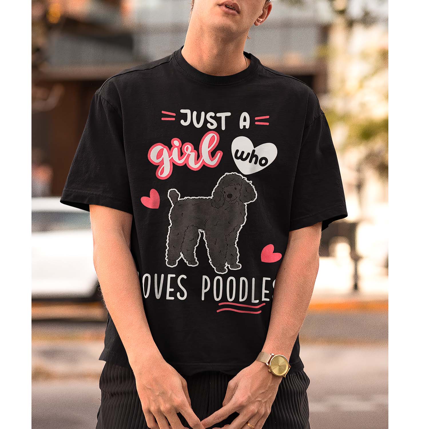 Just A Girl Who Loves Poodles Shirt Just A Girl Who Loves Poodles Shirt