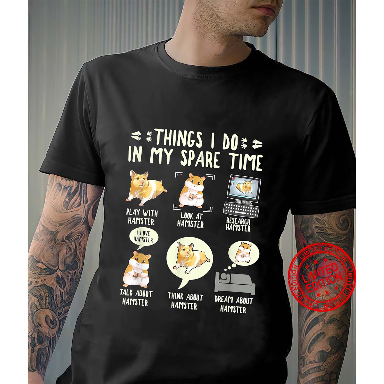 Hamster Things I Do In My Spare Time Shirt Hamster Things I Do In My Spare Time Shirt