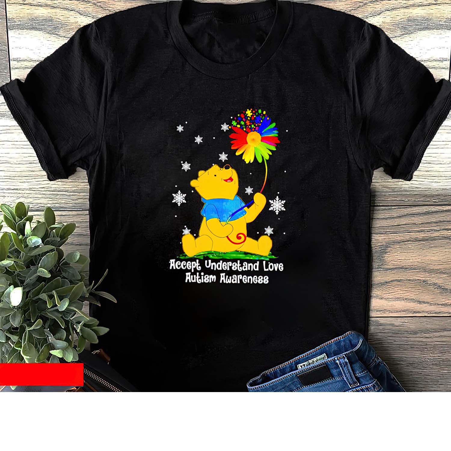 Pooh Accept Understand Love Autism Shirt Pooh Accept Understand Love Autism Shirt