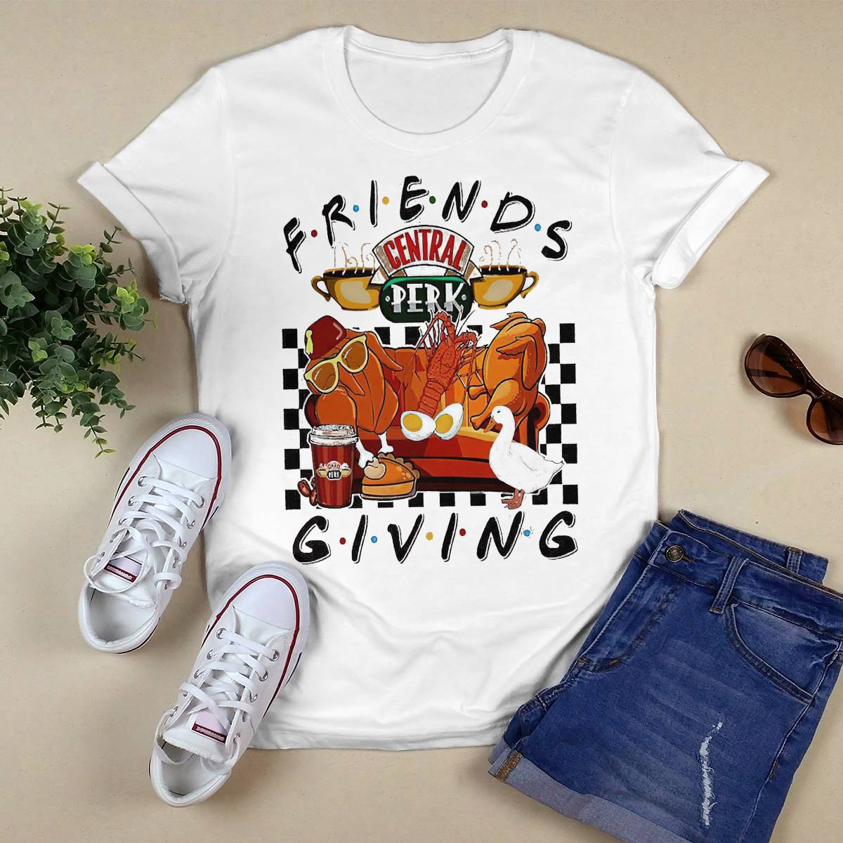 Central Perk Friends Giving Shirt Central Perk Friends Giving Shirt
