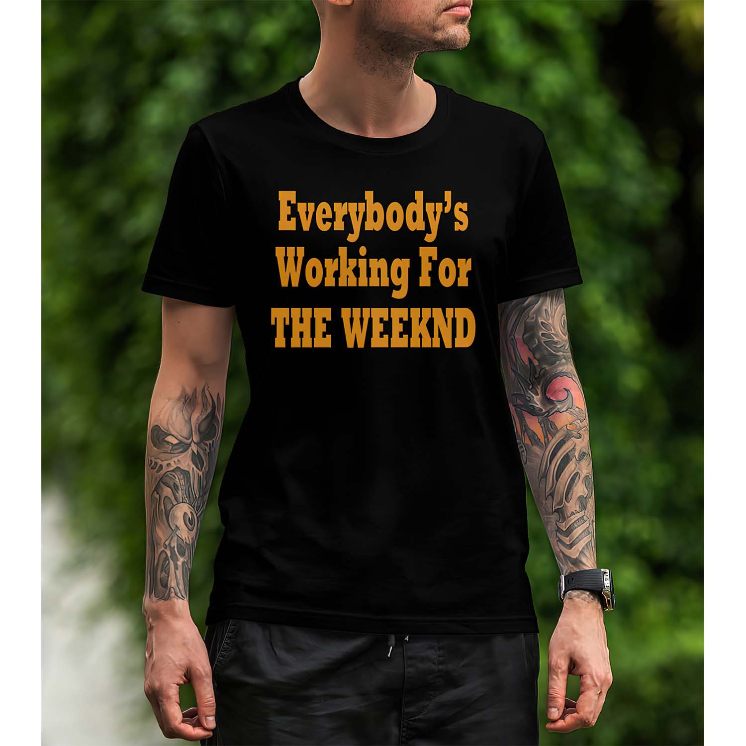 Everybody’S Working For The Weeknd Shirt Everybody’S Working For The Weeknd Shirt