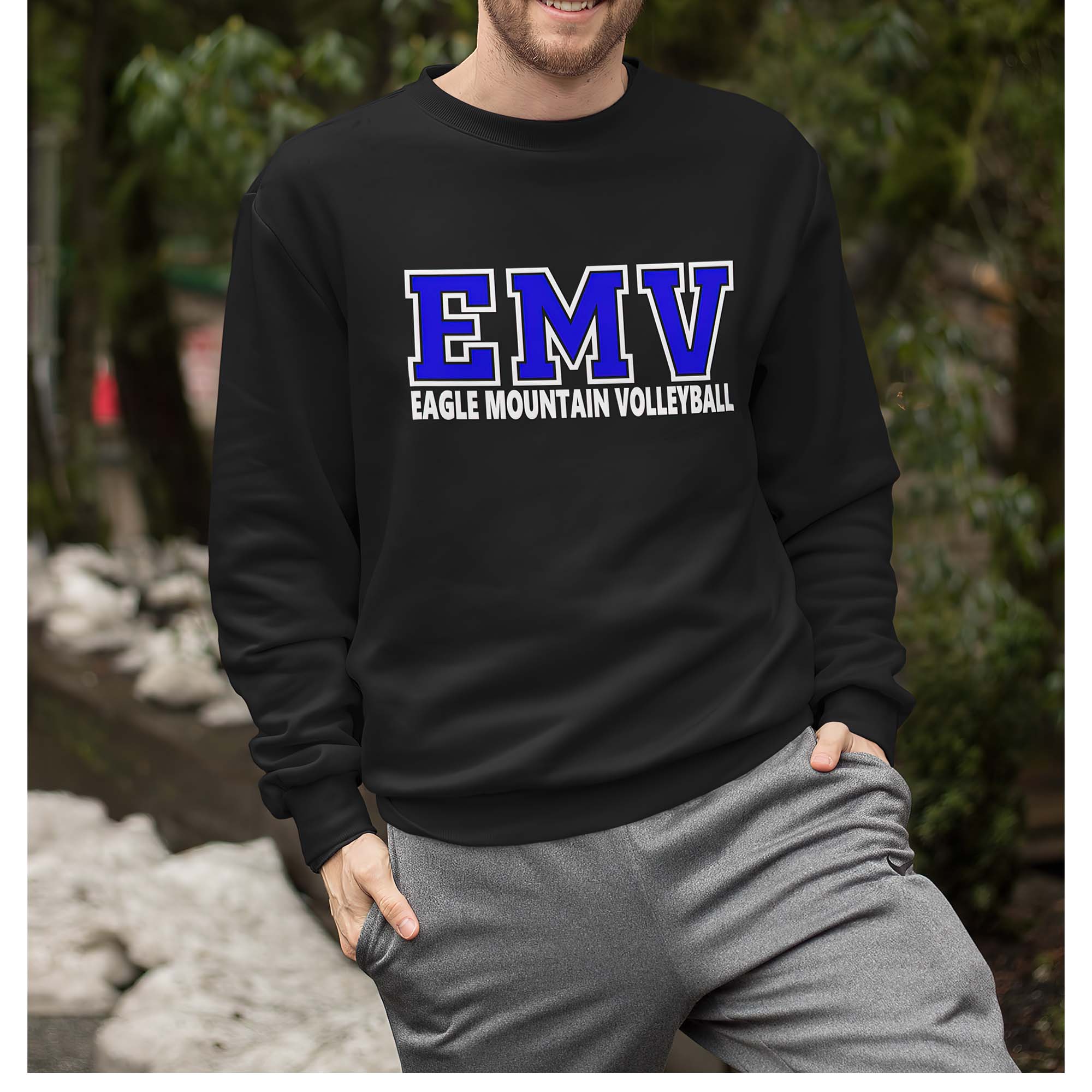 Emv Eagle Mountain Volleyball Sweatshirt Emv Eagle Mountain Volleyball Sweatshirt