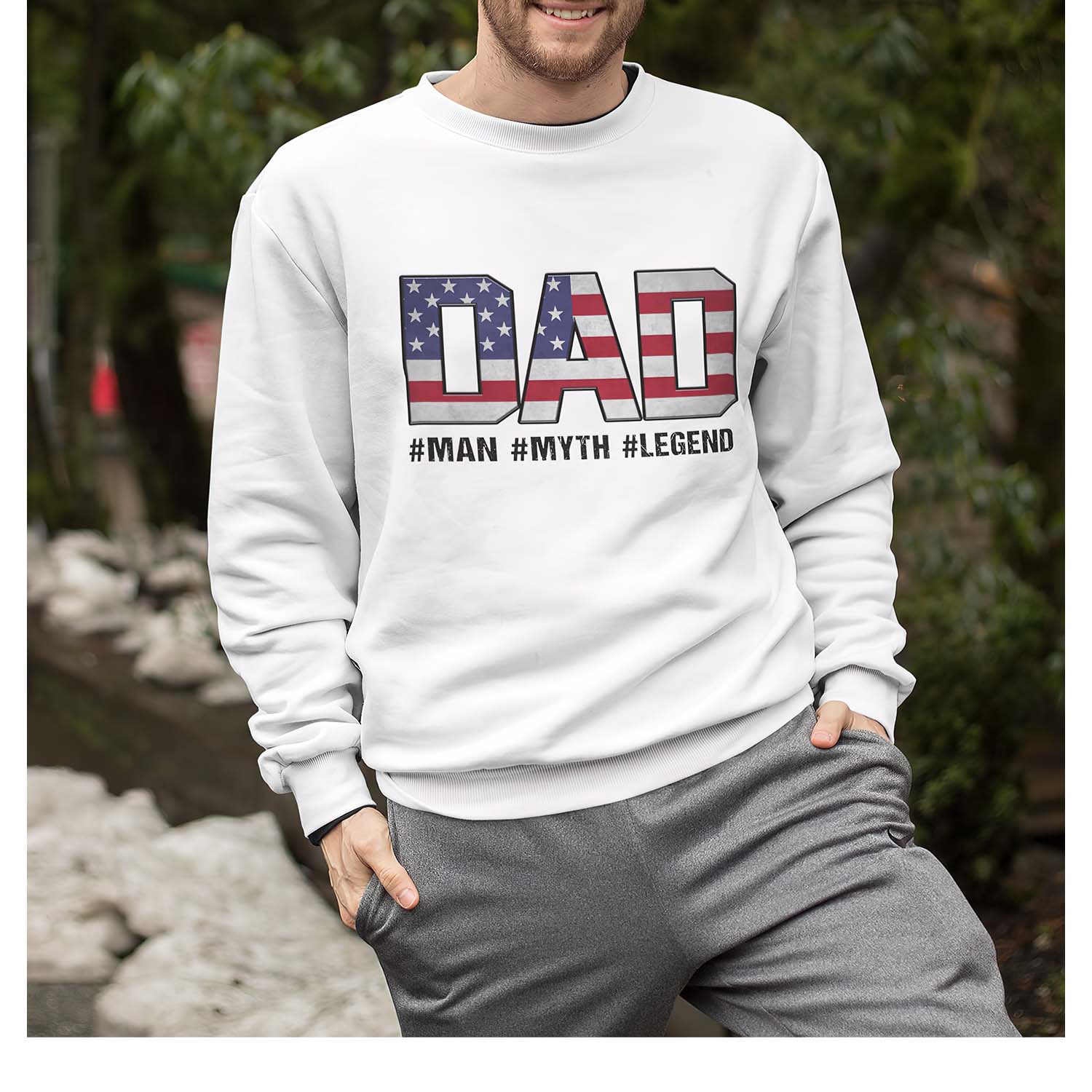 Dad Man Myth Legend Sweatshirt Dad Man Myth Legend Sweatshirt
