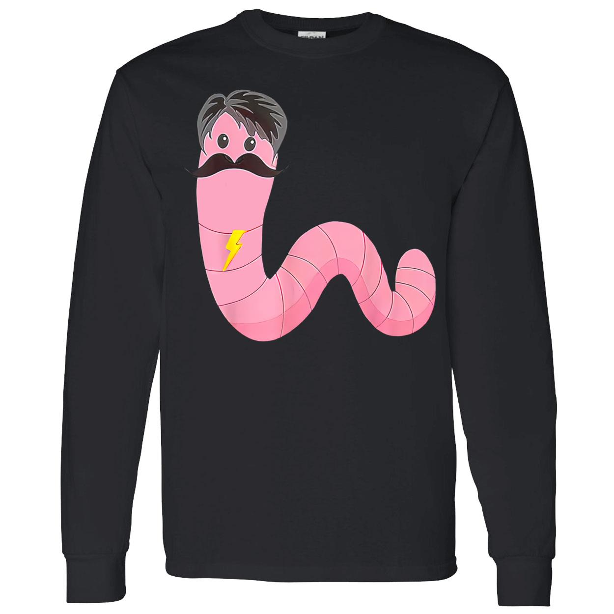 Worm With A Mustache T-Shirt Worm With A Mustache T-Shirt