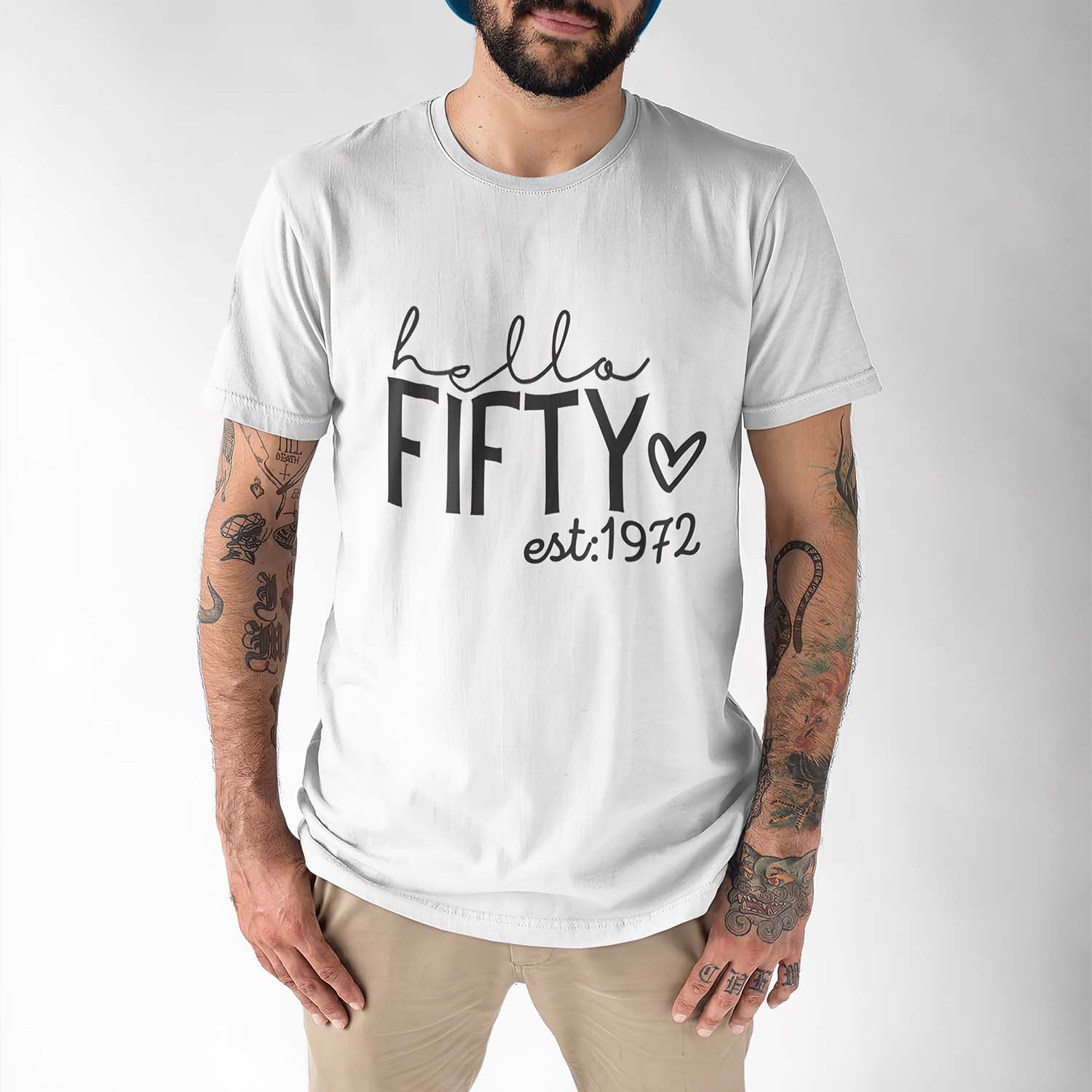 Hello Fifty Est 1972 Shirt Hello Fifty Est 1972 Shirt