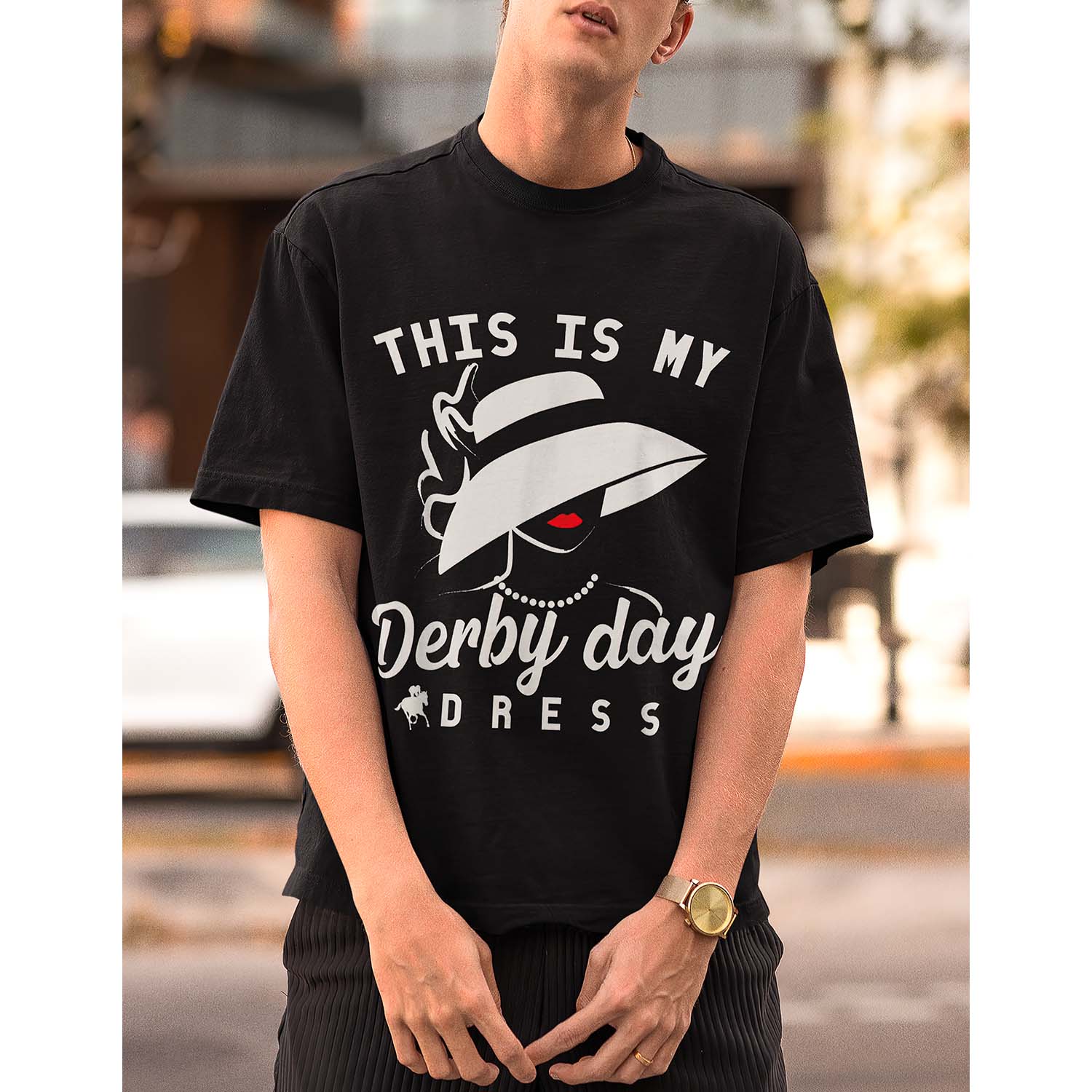 This Is My Derby Day Dress T-Shirt This Is My Derby Day Dress T-Shirt