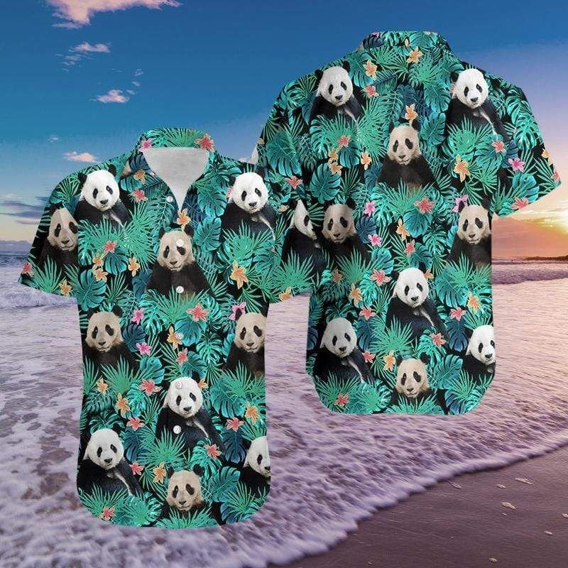 Panda Tropical Hawaiian Shirt Panda Tropical Hawaiian Shirt