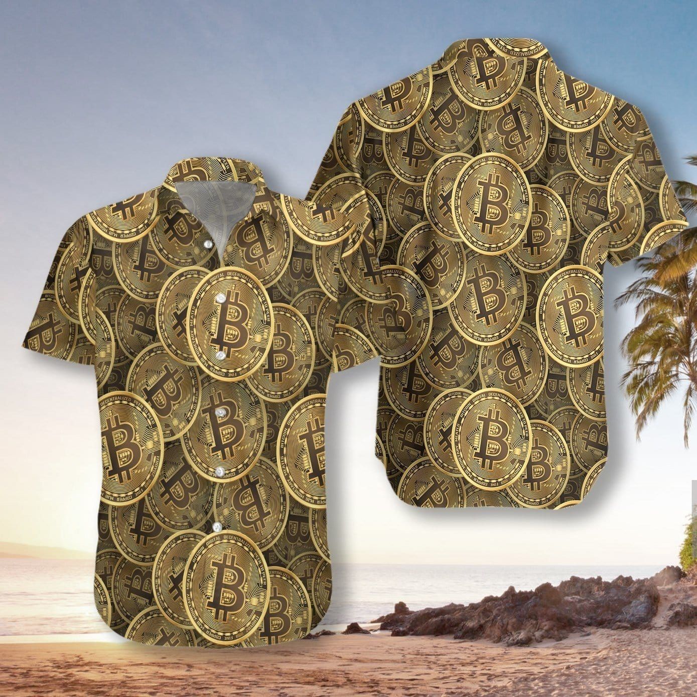 Bitcoin Hawaiian Shirt Bitcoin Hawaiian Shirt