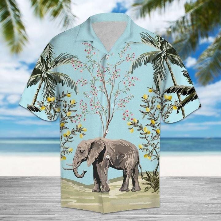 Elephant Tropical Hawaiian Shirt Elephant Tropical Hawaiian Shirt