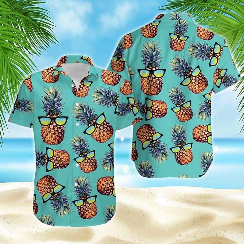 Pineapple Wear Sunglasses Tropical Hawaiian Shirt Pineapple Wear Sunglasses Tropical Hawaiian Shirt