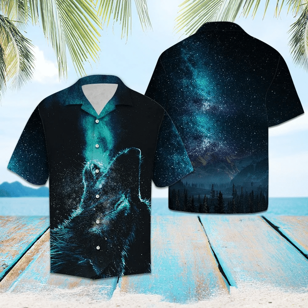 Wolf Howl Hawaiian Shirt Wolf Howl Hawaiian Shirt