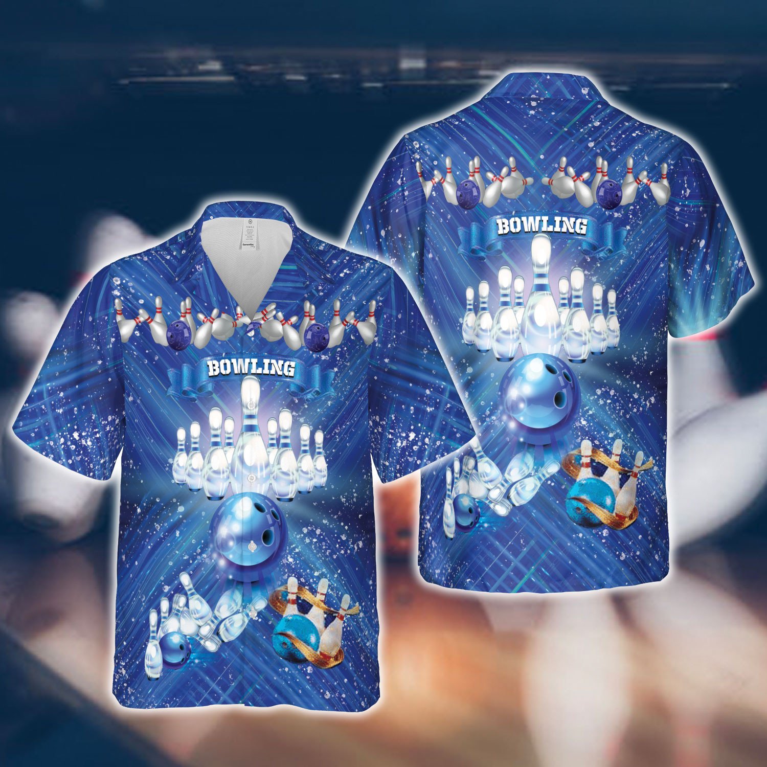 Bowling Snow Hawaiian Shirt Bowling Snow Hawaiian Shirt
