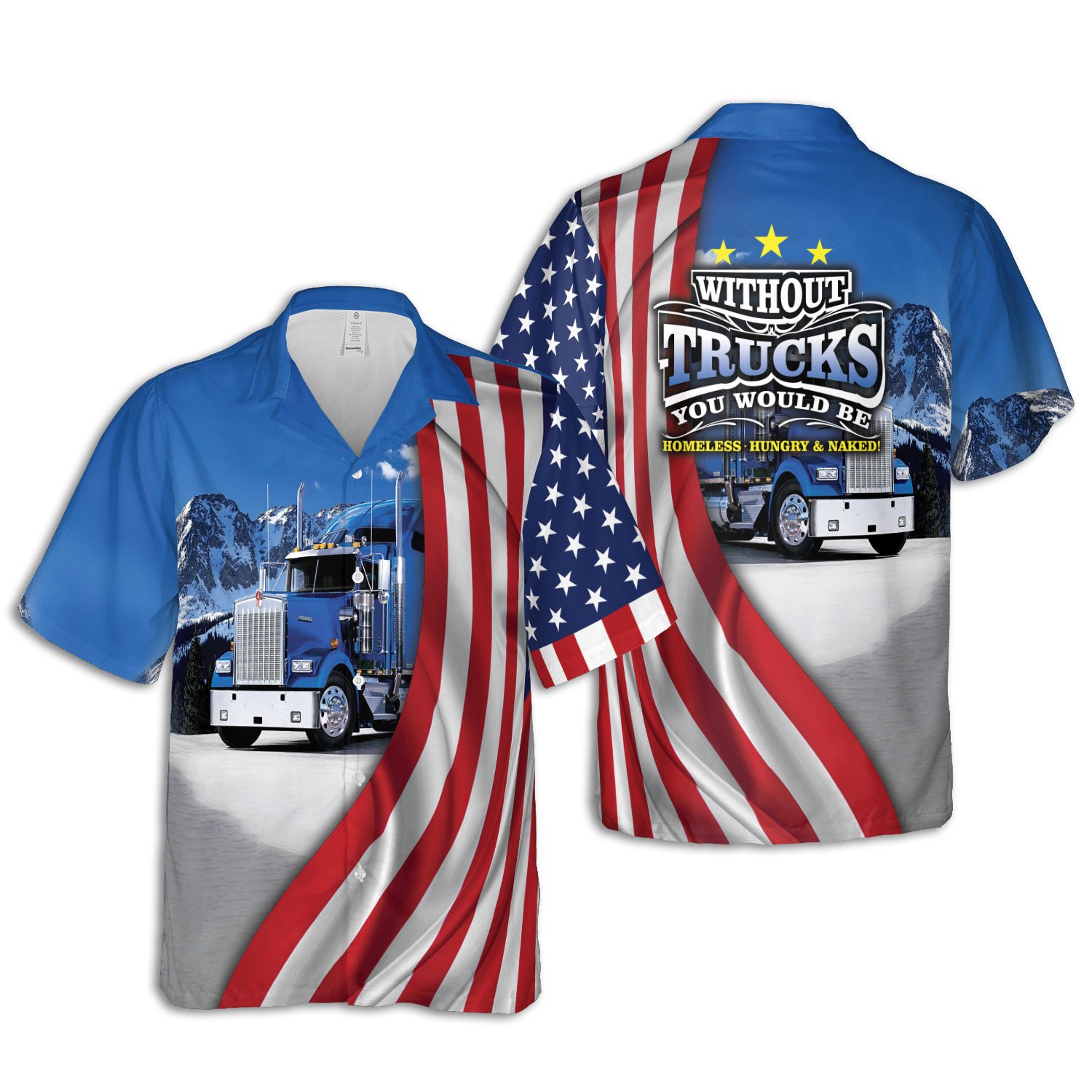 Truck Driver Hawaiian Shirt Truck Driver Hawaiian Shirt